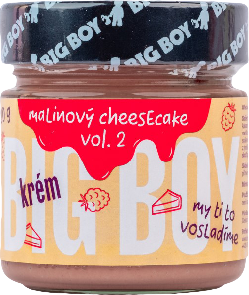 Big Boy Vadelmajuustokakku vol. 2 220 g vadelmajuustokakku
