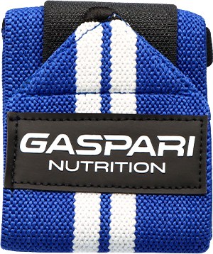 Gaspari Nutrition Handledslindor 35,5 cm - 1 par blå