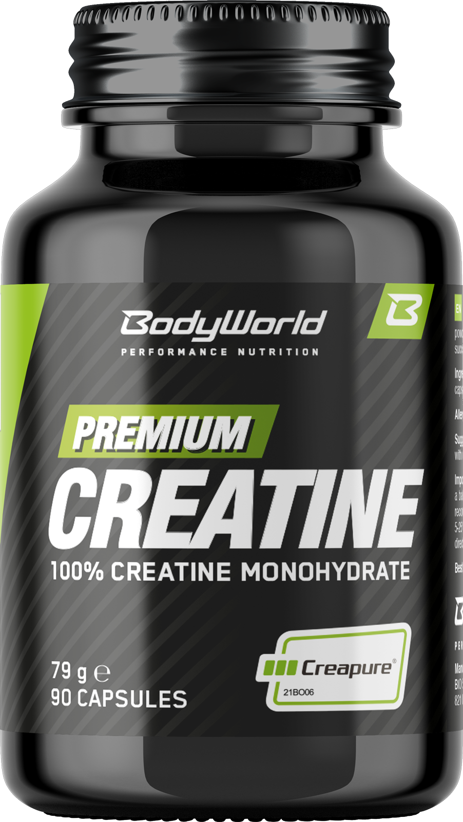 BodyWorld Creatine (Creapure ) 90 Kapseln
