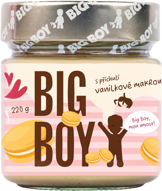 Big Boy Vanilková makrónka 220 g vanilková makrónka