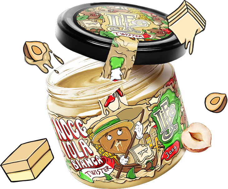 LifeLike Nocciola Bianca Twister 300 g hasselpähkinä