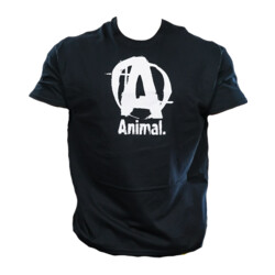 Universal Animal Basic Logo Tee black