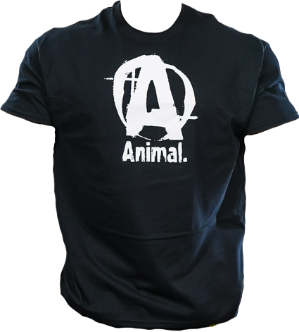 Universal Animal Basic Logo Tee čierne M