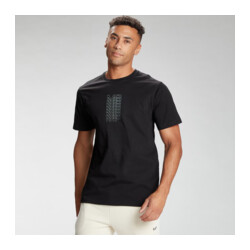 MyProtein Men's Repeat MP Graphic Short Sleeve T-Shirt črna