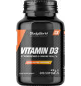 BodyWorld Vitamin D3 2000 IU 200 kapsul