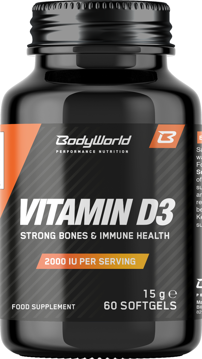 BodyWorld Vitamin D3 60 kapsułek