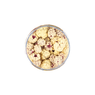 Big Boy Raspberries in white chocolate @kamilasikl 160 g
