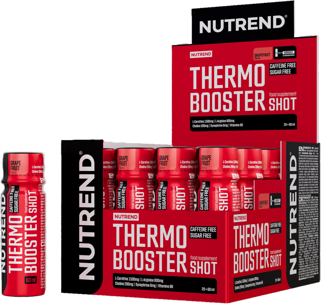 20x Nutrend Thermobooster Shot 60 ml grapefruit