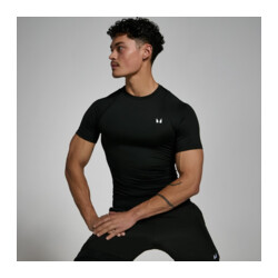 MyProtein Mens Training Short Sleeve Baselayer black