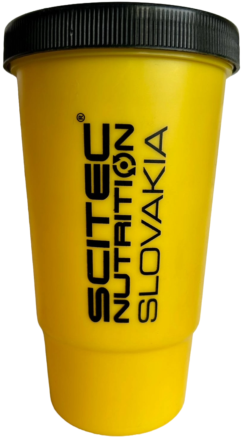 Scitec Nutrition Shaker Cup 600 ml žlutá