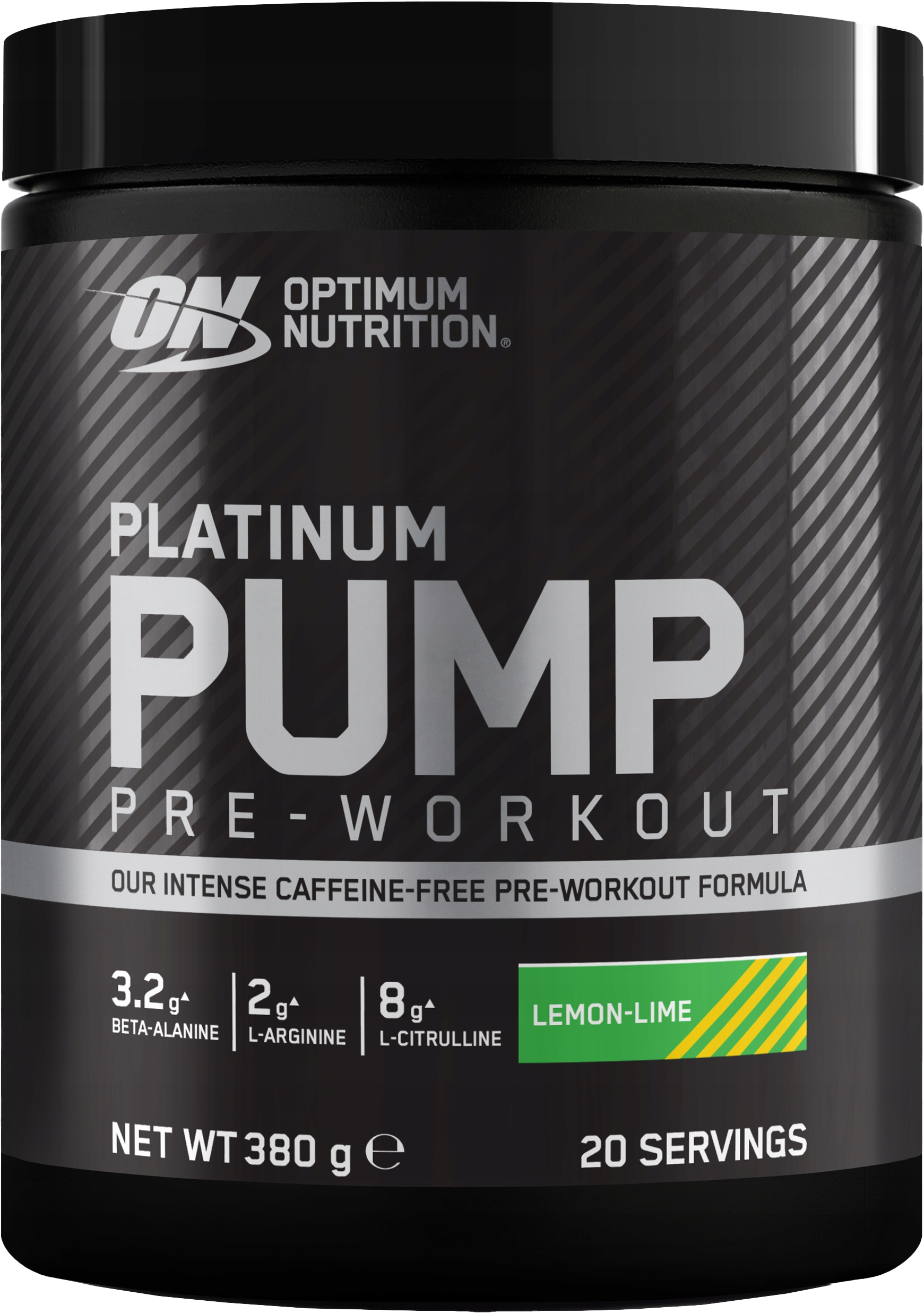 Optimum Nutrition Platinum Pump Pre-workout 380 g Limone e lime