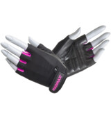 MadMax Women's gloves MFG-251 Rainbow black / neon pink
