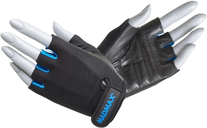MadMax Women's gloves MFG-251 Rainbow Schwarz / Türkis M (medium)