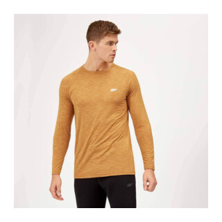 MyProtein Men's Performance Long-Sleeve T-Shirt amber marl