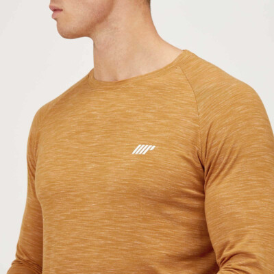 MyProtein Men's Performance Long-Sleeve T-Shirt amber marl
