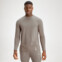 MyProtein Mens Luxe Classic Long Sleeve Crew taupe