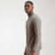MyProtein Mens Luxe Classic Long Sleeve Crew taupe
