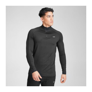 MyProtein Men's Velocity 1/4 Zip schwarz
