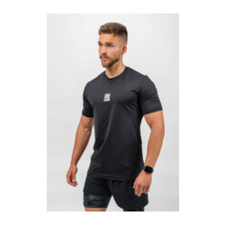Nebbia Short-Sleeve Sports T-shirt RESISTANCE 348 sort