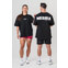 Nebbia Oversized tričko GYM ESSENTIALS 381 černá