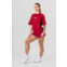 Nebbia Oversized tričko GYM ESSENTIALS 381 tmavě červená