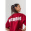 Nebbia Oversized tričko GYM ESSENTIALS 381 tmavě červená