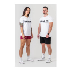 Nebbia T-Shirt GYM ESSENTIALS 380 hvid