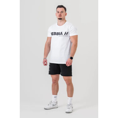 Nebbia Tričko GYM ESSENTIALS 380 bílé