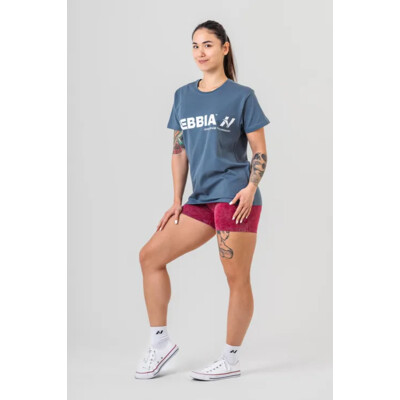 Nebbia Tričko GYM ESSENTIALS 380 šedá