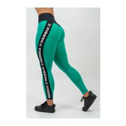 Nebbia High Waisted Side Stripe Leggings ICONIC 209 grøn