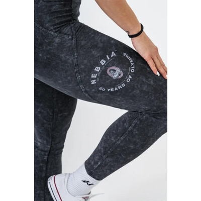 Nebbia Washed High Waisted Leggings GYM WARRIOR 776 sort