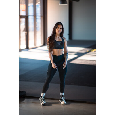 Nebbia Washed High Waisted Leggings GYM WARRIOR 776 sort