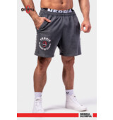 Nebbia Washed Sweat Shorts LEGEND 786 svart
