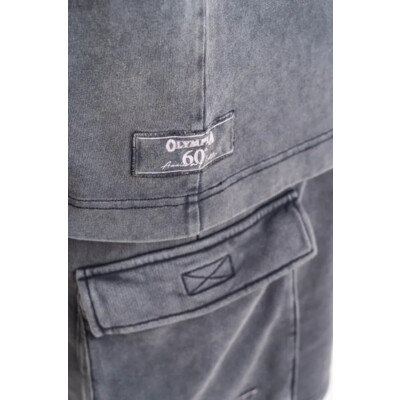 Nebbia Washed oversized tričko GOLDEN AGE 790 černá