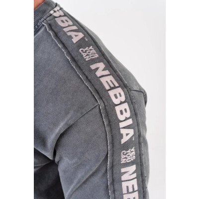 Nebbia Washed oversized tričko GOLDEN AGE 790 černá