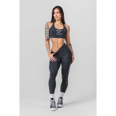 Nebbia Washed Medium-Support Sports Bra GOLDEN AGE 778 sort