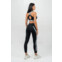 Nebbia Medium-Support Criss Cross Sports Bra ICONIC 230 sort