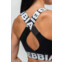 Nebbia Medium-Support Criss Cross Sports Bra ICONIC 230 sort