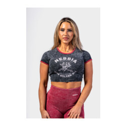 Nebbia Washed Crop Top GOLDEN AGE 782 sort