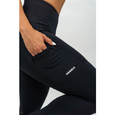 Nebbia High Waisted Leggings LEG DAY GOALS 248 sort