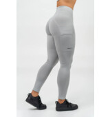 Nebbia Legíny s vysokým pasem LEG DAY GOALS 248 šedá