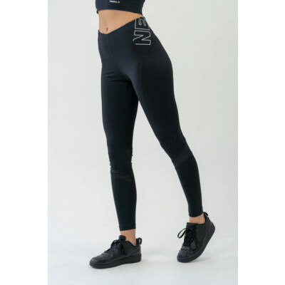 Nebbia FIT Activewear legíny s vysokým pasem 443 černá