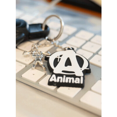 Universal Animal 3D Rubber Keychain