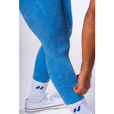 Nebbia Bezešvé push-up legíny s vysokým pasem TOTALLY SEAMLESS 303 modrá
