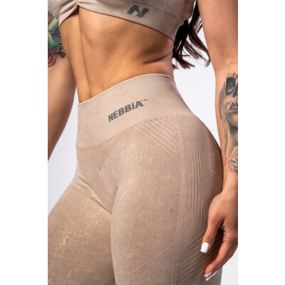 Nebbia High Waisted Push-Up Leggings TOTALLY SEAMLESS 303 cream