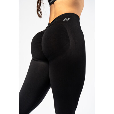 Nebbia Shaping Seamless High-Waist Leggings MAXIMUM PUSH-UP 302 sort