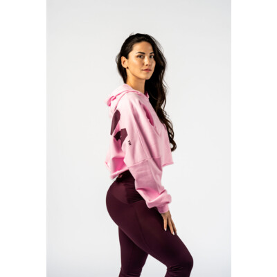 Nebbia Oversized Hoodie OWN YOUR POWER 433 rosa