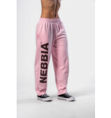 Nebbia Loose-Fit Baggy Pants BOYFRIEND STYLE 432 rosa