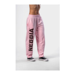 Nebbia Loose-Fit Baggy Pants BOYFRIEND STYLE 432 pink