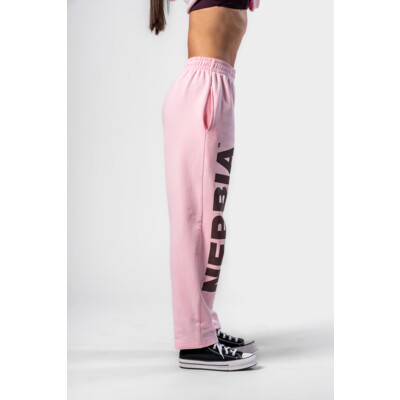 Nebbia Loose-Fit Baggy Pants BOYFRIEND STYLE 432 pink